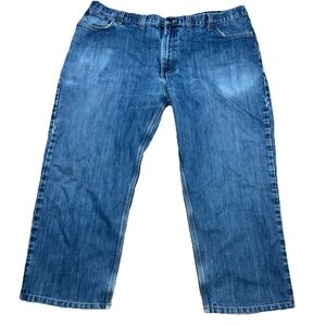 Carhartt Men's Relaxed Fit Dark  Jeans Size 46x32‎ Light Stretch